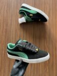Imported suede sneaker xl(Black and Green)